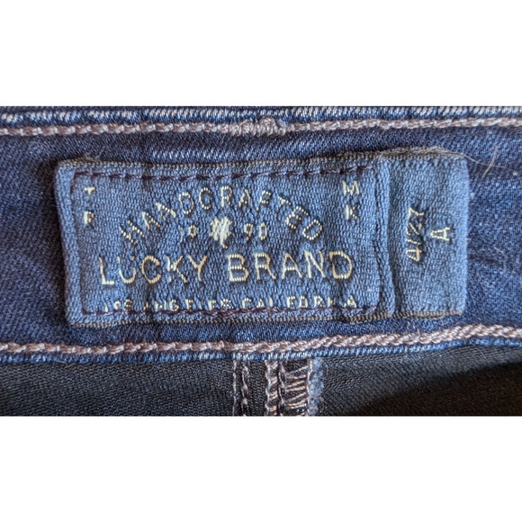 Lucky Brand Womens Hayden Skinny Ankle Montana Dark‎ Wash High Rise Jeans 4/27 - Picture 6 of 12